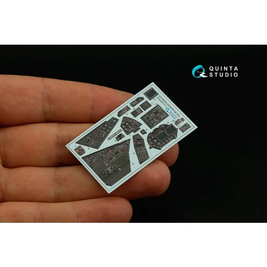 Quinta Studio QDS-48295 1/48 Mi-35M 3D-Printed & Coloured Interior on Decal Paper for Zvezda kits (small ver)