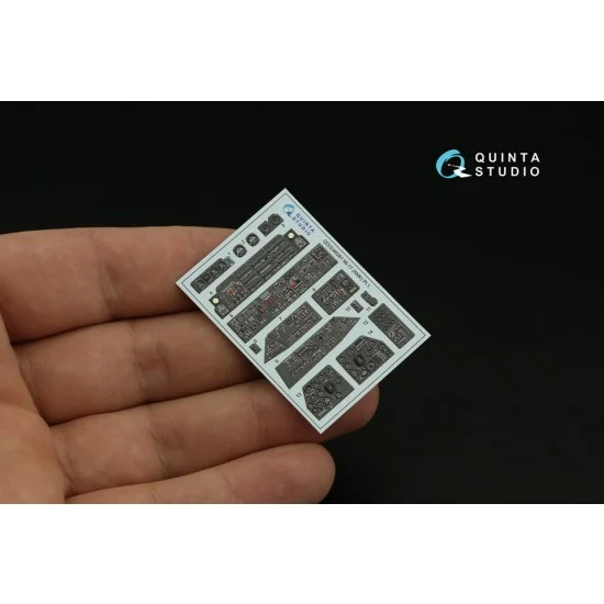 Quinta Studio QDS-48381 1/48 Mil Mi-17 Interior Parts (3D decal) Small version for AMK kits