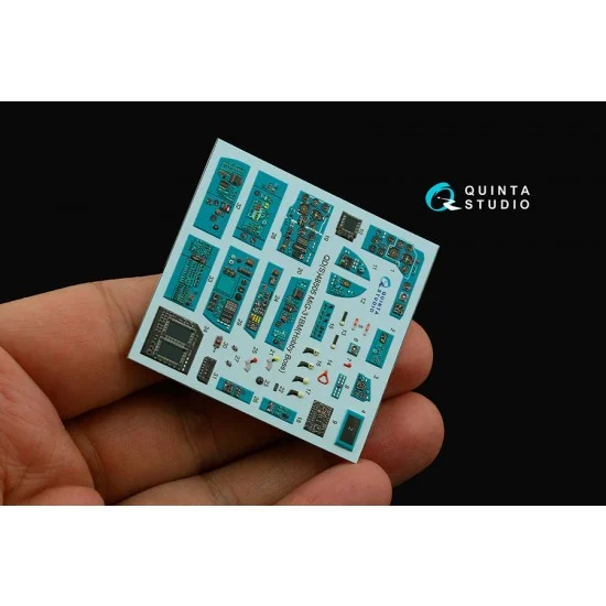 Quinta Studio QDS-48505 1/48 MiG-31BM Interior 3D Decal for Hobby Boss kits Small version