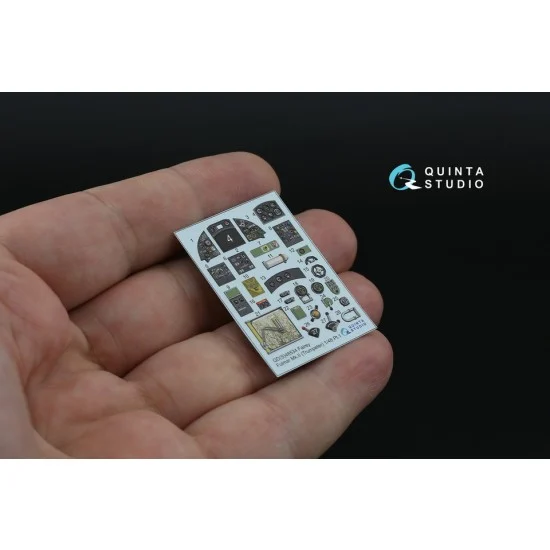 Quinta Studio QDS-48534 1/48 Fairey Fulmar Mk.II Interior 3D Decal for Trumpeter kits (small version)