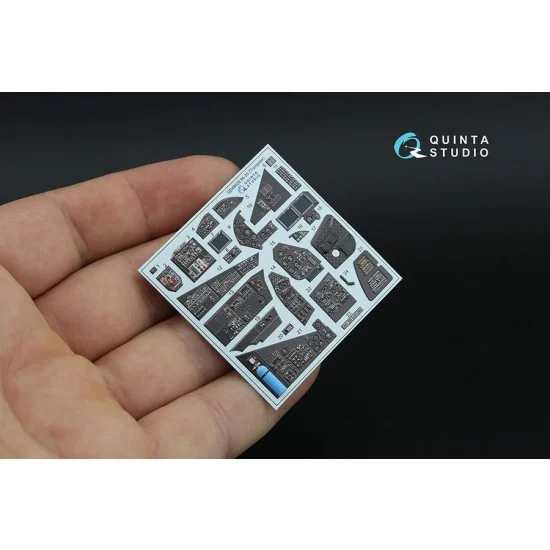 Quinta Studio QDS-48629 1/48 Mi-35 Detail Parts on 3D Decal for Trumpeter kits (Small version)