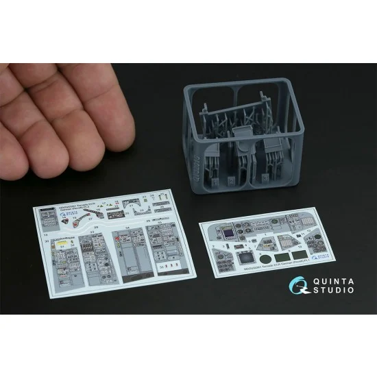 Quinta Studio QDS+32261 1/32 German Tornado ECR Detail Parts on 3D Decal for Revell kits (Small, w/resin parts) - Model Planes