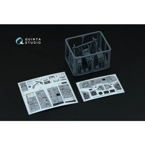 Quinta Studio QDS+32263 1/32 Tornado GR.1 Detail Parts on 3D Decal for Revell kits (Small, with resin parts) - Model Planes