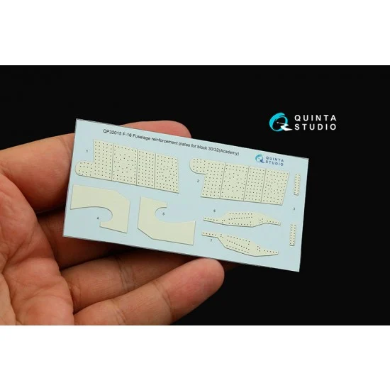 Quinta Studio QP32015 1/32 F-16 block 30/32 Reinforcement Plates for Academy kits