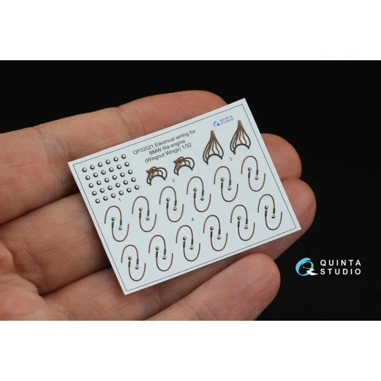 Quinta Studio QP32021 1/32 BMW III Electrical Wiring (Fokker D.VIIF) for Wingnut Wings kits - Model Planes