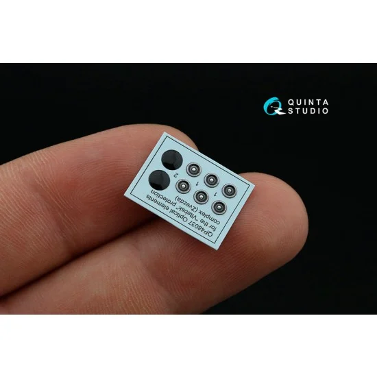 Quinta Studio QP48037 1/48 Ka-52 Optical Elements for the "Vitebsk" Protection Complex for Zvezda