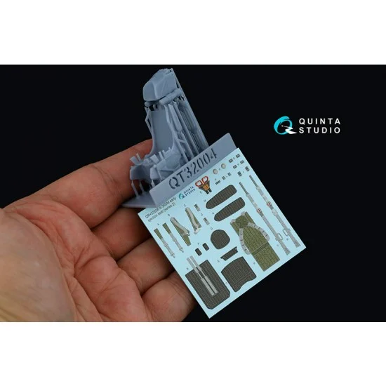 Quinta Studio QR+32038 1/32 K-36DM Series 2 Early Ejection Seat for MiG-29/31, Su-27/33 aircraft until 2007