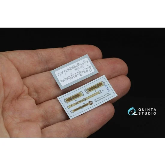 Quinta Studio QR+32043 1/32 WWII IJN Seatbelts with Metal Buckles (All kits) - Model Planes