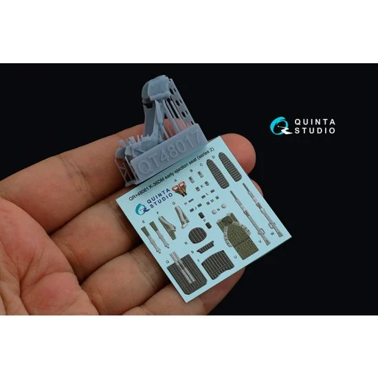 Quinta Studio QR+48061 1/48 K-36DM Series2 Early Ejection Seat for MiG-29/31, Su-27/33 aircraft until 2007