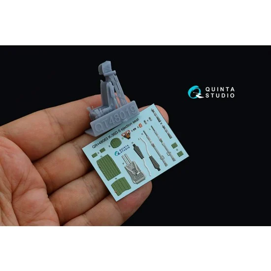 Quinta Studio QR+48063 1/48 K-36D-5 Ejection Seat for Su-35, Su-57 aircraft