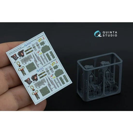 Quinta Studio QR+48091 1/48 GRU-7A Early, 2 Ejection Seats (F-14 A) for Tamiya/Hobby Boss kits