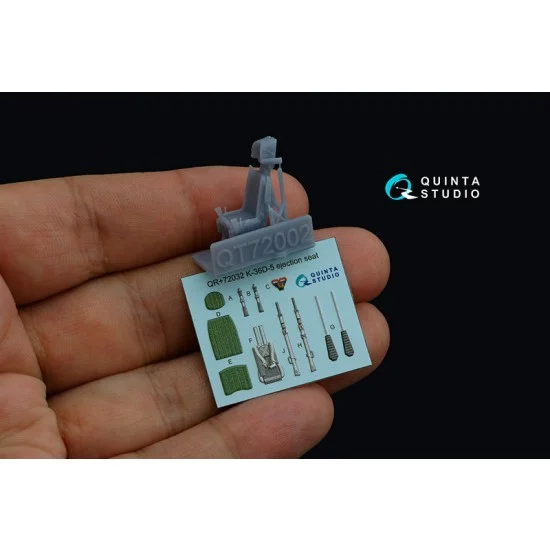 Quinta Studio QR+72032 1/72 K-36D-5 Ejection Seat for Su-35, Su-57 aircraft
