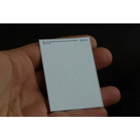 Quinta Studio QRV-002 Separate Positive Rivets (dia. 0.5mm/0.020", 660pcs)