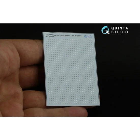 Quinta Studio QRV-004 Separate Positive Rivets (dia. 0.7mm/0.028", 660pcs)