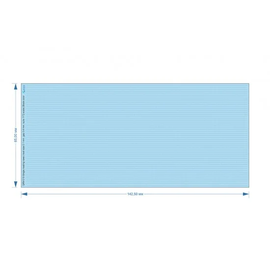 Quinta Studio QRV-019 1/72 Single Riveting Rows (each 0.10 mm, gap 0.4 mm) Black Colour, Total L: 6.7m/22 ft