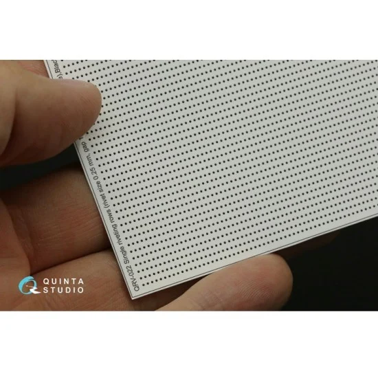 Quinta Studio QRV-022 1/24 Single Riveting Rows (each 0.25 mm, gap 1.0 mm) Black Colour, Total L: 5.8m/19 ft