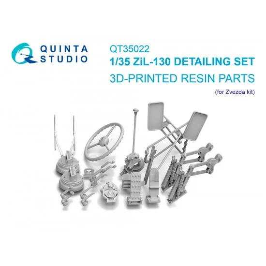 Quinta Studio QT35022 1/35 ZiL-130 Detailing set for Zvezda kits