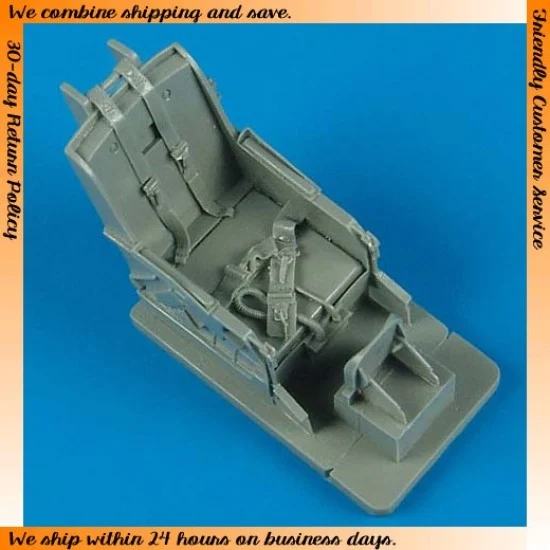 QuickBoost 32132 1/32 North-American F-86F Ejection Seat with Safety Belts for Hasegawa, Italeri, Kinetic