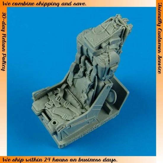 QuickBoost 32140 1/32 Vought F-8E/F-8J Crusader Ejection Seat with safety belts for Trumpeter kits