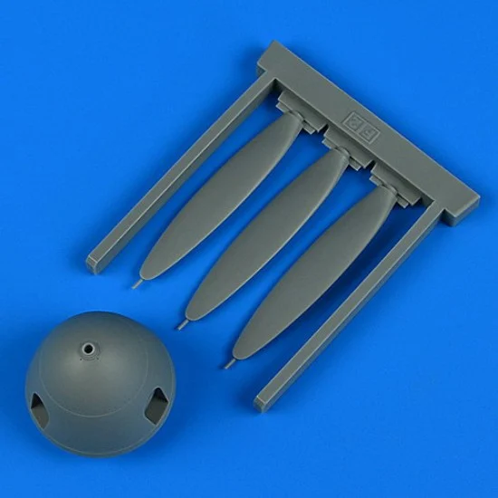 QuickBoost 32252 1/32 Messerschmitt Bf 109F-2 Propeller for Hasegawa/Revell kits
