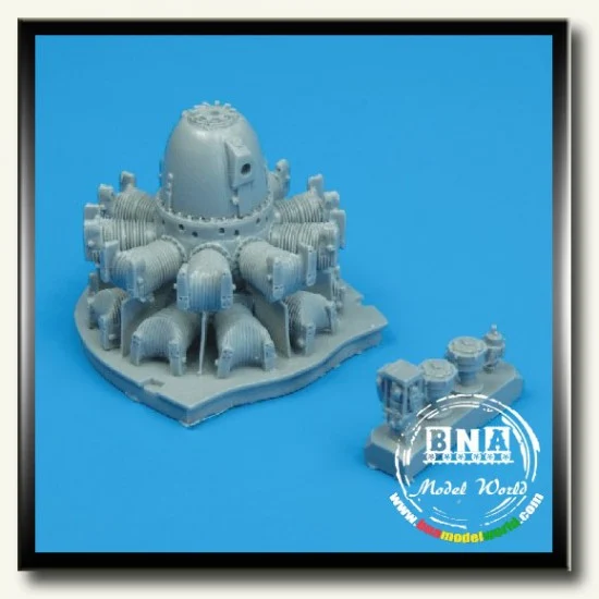 QuickBoost 48005 1/48 P-47D Thunderbolt Engine for Tamiya kit