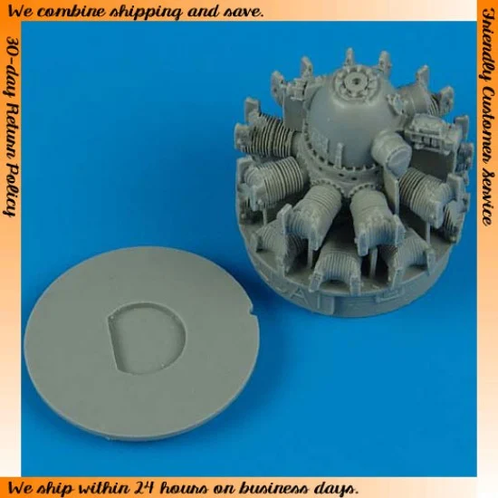 QuickBoost 48169 1/48 Grumman F6F-3 Hellcat Engine for Eduard kit