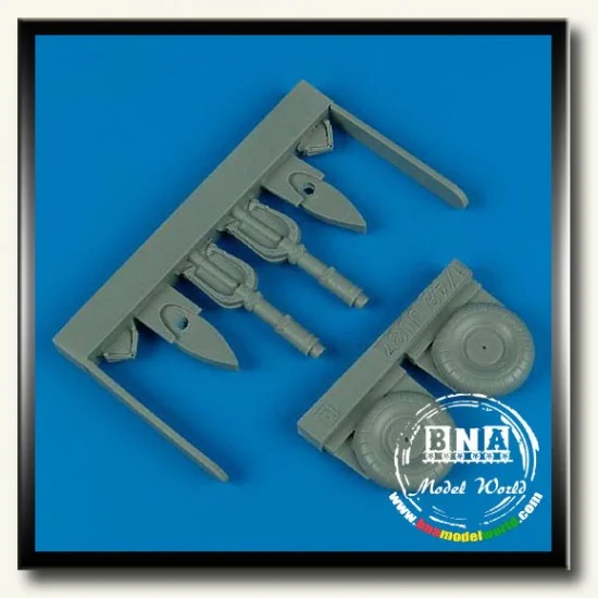 QuickBoost 48257 1/48 Junkers Ju 87 Stuka Uncovered Wheels for Hasegawa kit - Model Planes