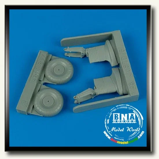 QuickBoost 48260 1/48 Junkers Ju 87 Stuka Uncovered Wheel II for Hasegawa kit - Model Planes
