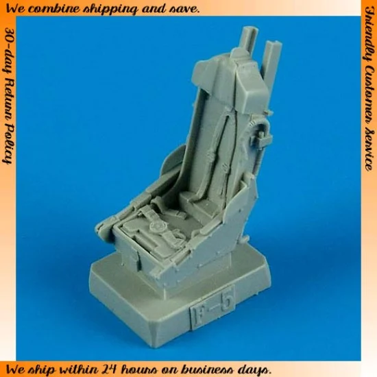 QuickBoost 48484 1/48 Northrop F-5E Seat with safety belts for AFV Club kits