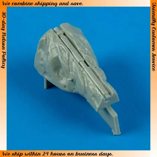 QuickBoost 48490 1/48 Douglas A-1H/A-1J Skyraider Boot Cockpit Sliding Enclosure System for Tamiya kits
