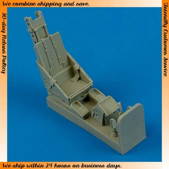 QuickBoost 48498 1/48 McDonnell F3H-2 Demon Ejection Seat with safety belts for HobbyBoss kits