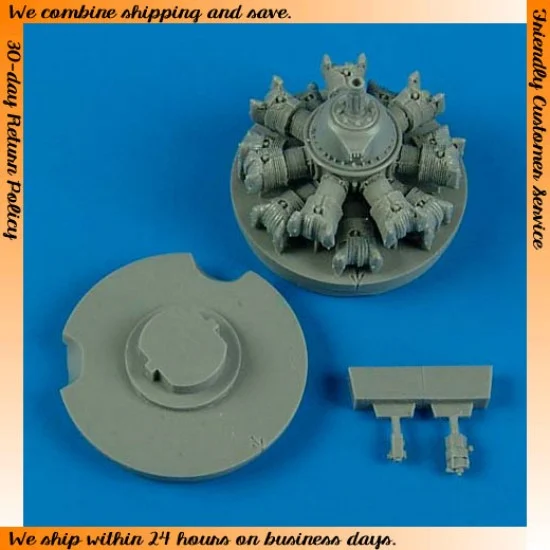 QuickBoost 48524 1/48 Grumman TBF/TBM Avenger Engine for Academy /Accurate Miniatures /Italeri - Model Planes