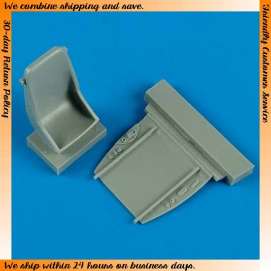 QuickBoost 48525 1/48 Messerschmitt Bf 109F - early Seat Conversion for Zvezda kits