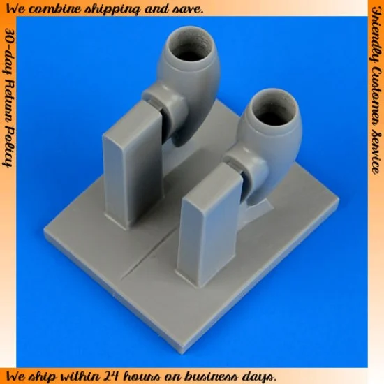 QuickBoost 48549 1/48 Lockheed P-38J/P-38L Lightning Air Intakes for Hasegawa kits