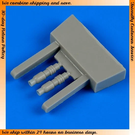 QuickBoost 48558 1/48 Sepecat Jaguar A/GR.1/GR.3 Gun Barrels for Kittyhawk Models kits - Model Planes