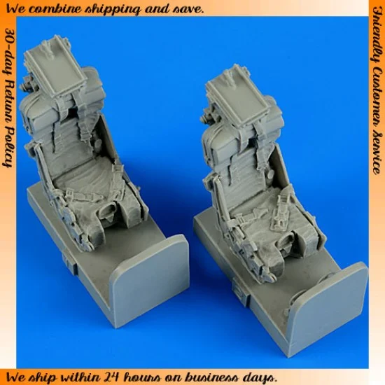 QuickBoost 48606 1/48 Grumman OV-1 Mohawk Ejection Seats with Safety Belts for Roden kit