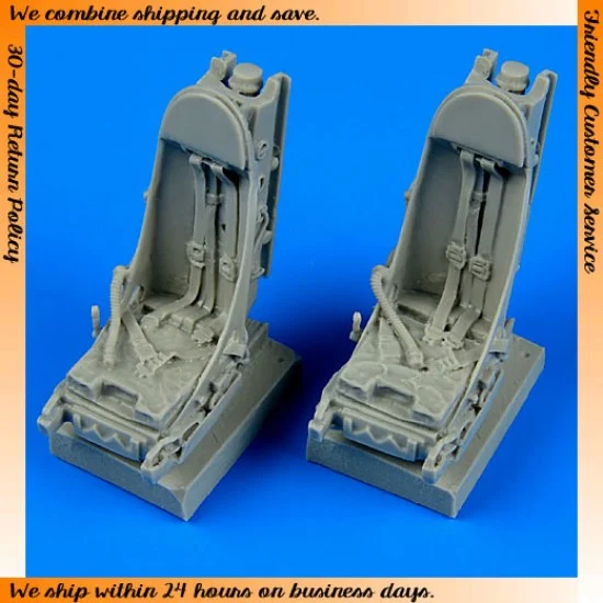 QuickBoost 48628 1/48 Cessna A-37 Dragonfly Ejection Seats with Safety Belts for Trumpeter kit