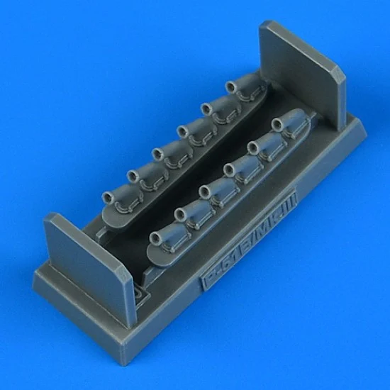 QuickBoost 48945 1/48 P-51B/Mk.III Mustang Exhaust for Tamiya kits