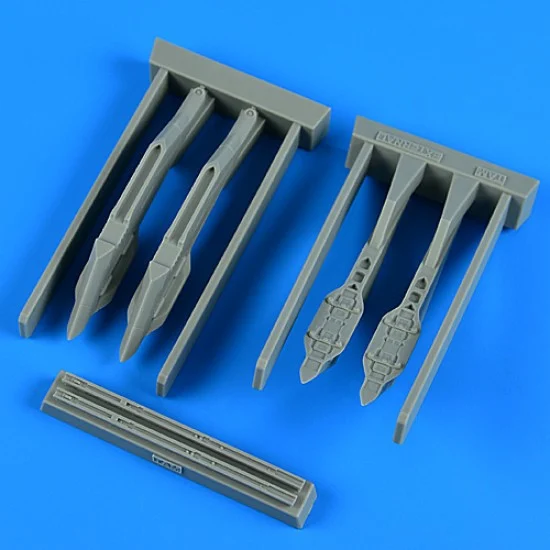 QuickBoost 49049 1/48 Lockheed Martin F-35A Lightning II Pylons & Missile Launchers for Tamiya