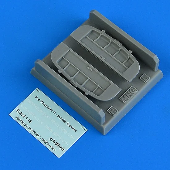 QuickBoost 49072 1/48 McDonnell Douglas F-4E/G Phantom II Fod Covers for Meng kits