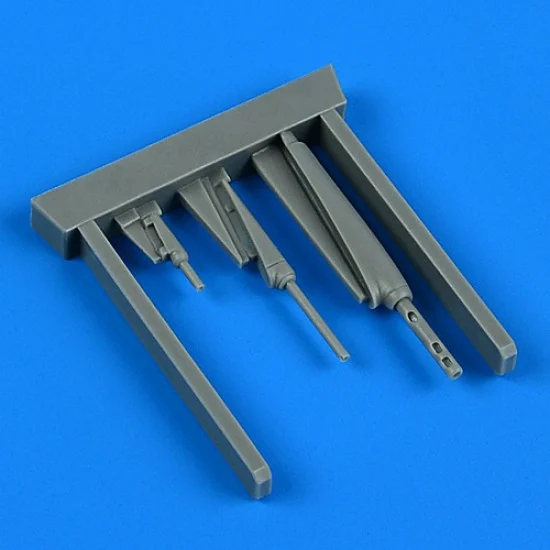 QuickBoost 49119 1/48 Mig-17F Fresco Gun Barrels for AMMO by Mig Jimenez kits