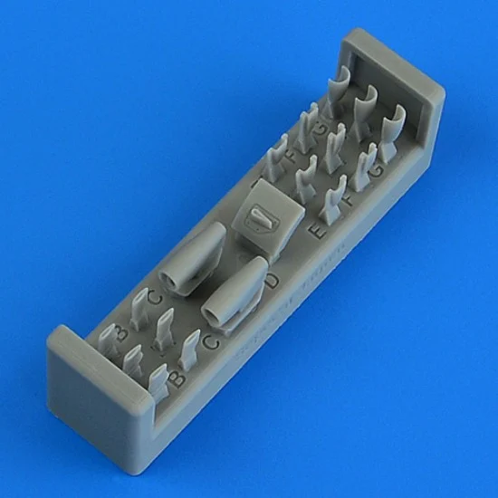 QuickBoost 49170 1/48 Sepecat Jaguar GR.1/GR.1A Air Scoops and Fuel Dumpers for Airfix kits - Model Planes