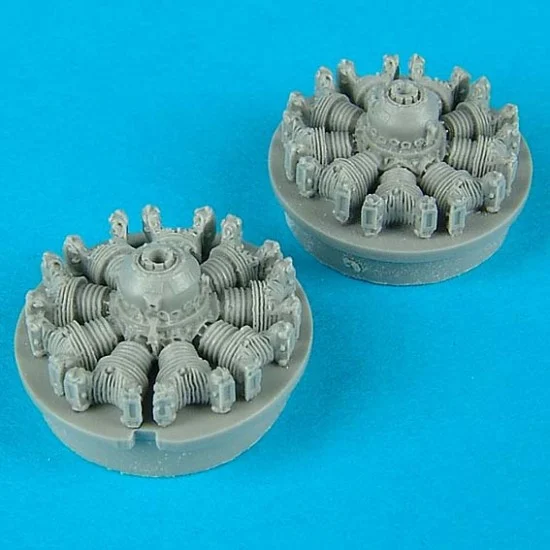QuickBoost 72059 1/72 Grumman S2F-1 Tracker Engines for Hasegawa kits