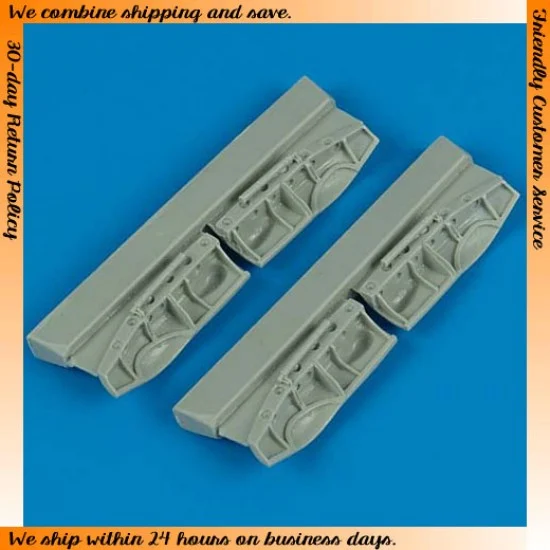 QuickBoost 72158 1/72 Bristol Beaufighter Mk.I/Mk.VI/MK.X/Mk.21 Undercarriage Covers for Hasegawa kits - Model Planes