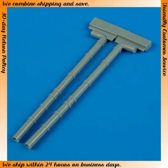 QuickBoost 72218 1/72 Vickers Wellington Fuel Outlet Pipe - closed flaps for Trumpeter kits