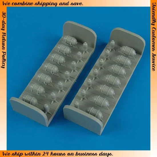 QuickBoost 72319 1/72 B-24 Liberator Oxygen Cylinders
