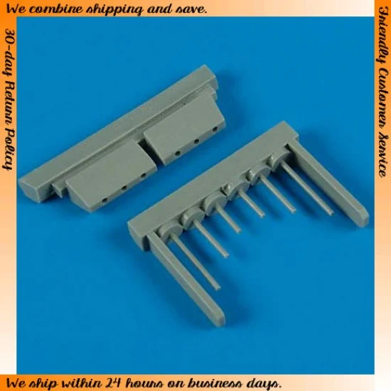 QuickBoost 72349 1/72 Grumman F6F-3/F6F-5 Hellcat Gun Barrels for Eduard kits