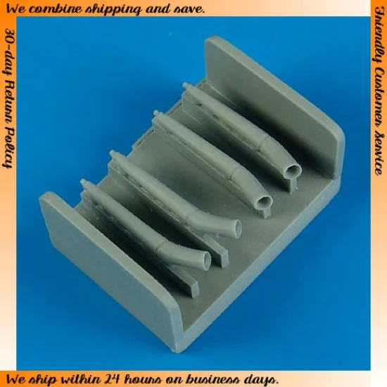 QuickBoost 72382 1/72 Heinkel He 111H-3 Exhaust for Hasegawa kits