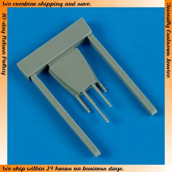 QuickBoost 72386 1/72 Messerschmitt Bf 110E Gun Barrels for Eduard kits - Model Planes