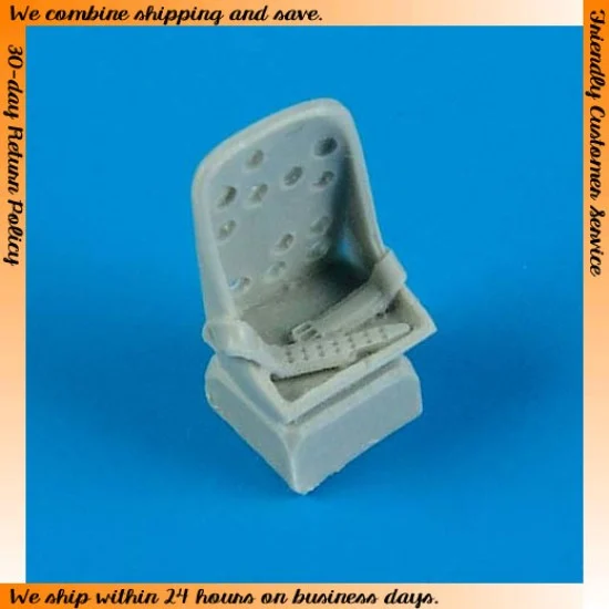 QuickBoost 72396 1/72 Mitsubishi A6M2b Zero Seat with safety belts for Hasegawa / Tamiya kits - Model Planes